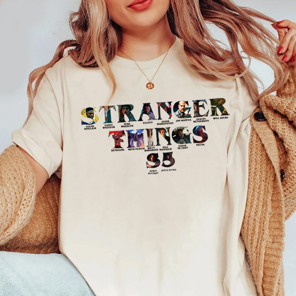 Stranger Things 5 Unisex Shirts/Crewneck/Hoodie