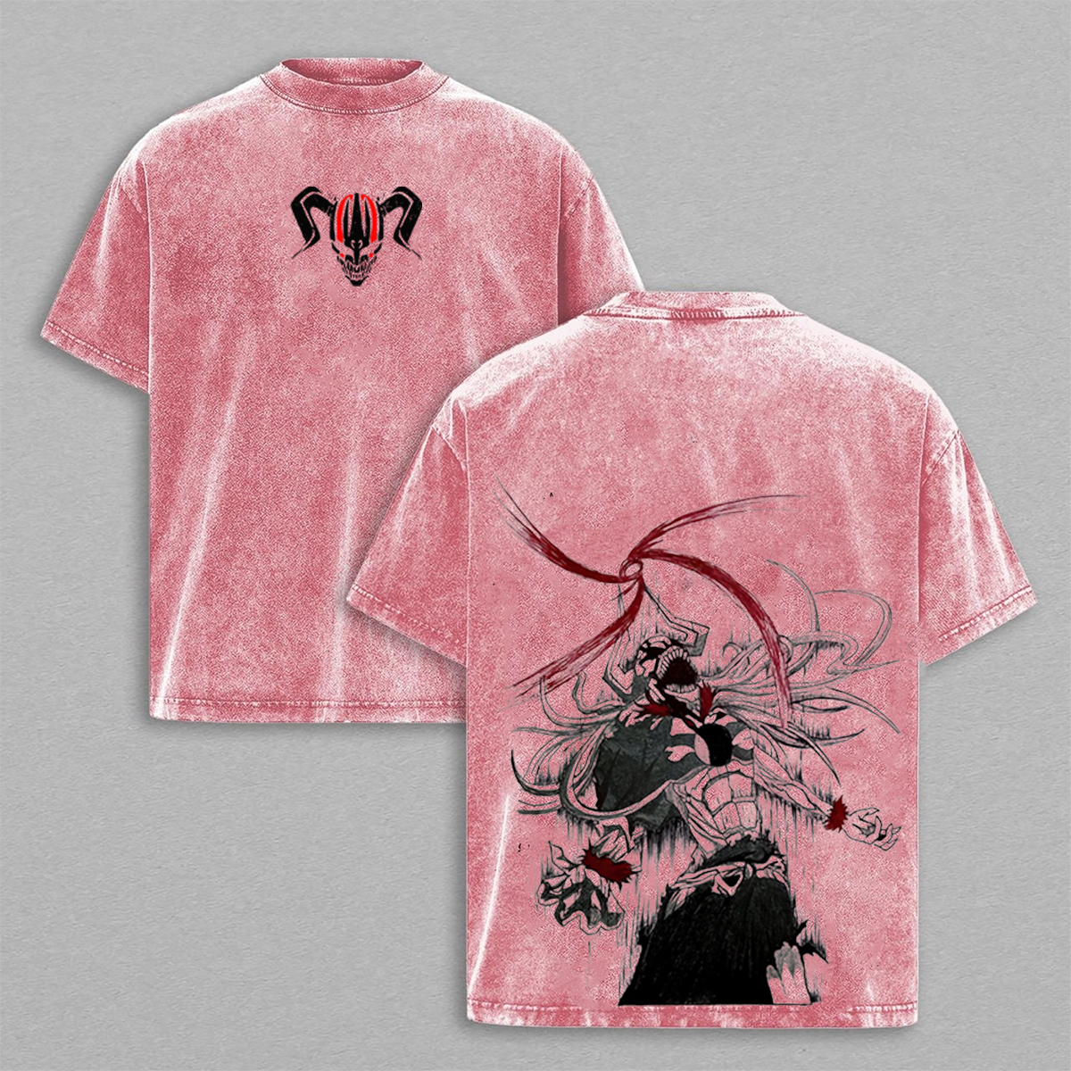 Bleach Ichigo Kurosaki Anime Washed T-shirt/Crewneck/Hoodie