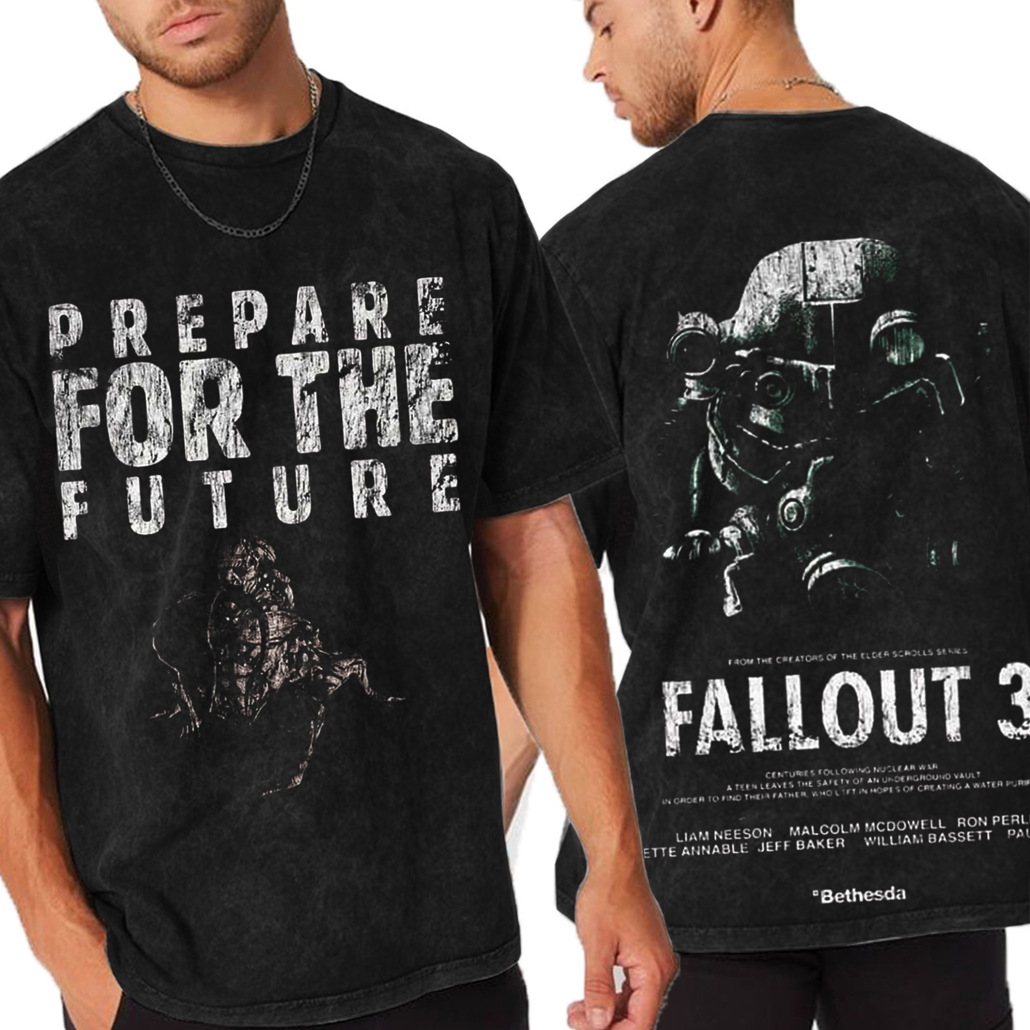 FALLOUT 3 - Prepare for the Future Washed T-shirt