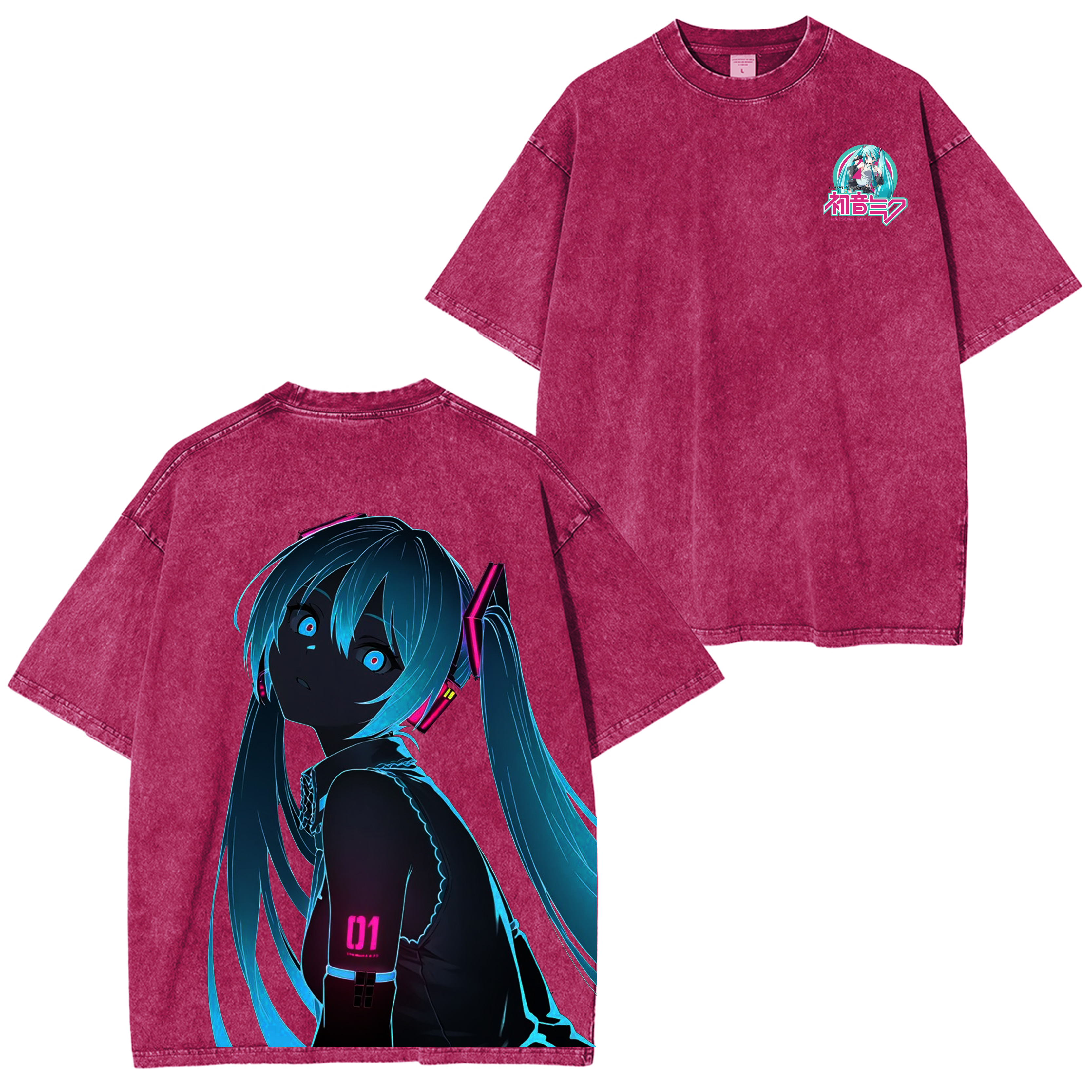 Hatsune Miku Vintage Style Oversize T-Shirt