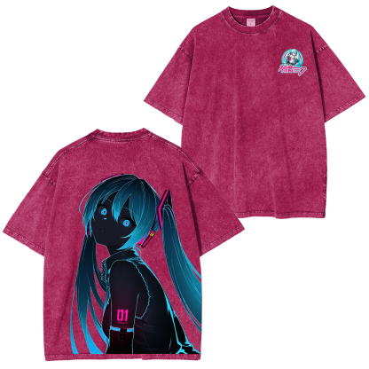 Hatsune Miku Vintage Style Oversize T-Shirt