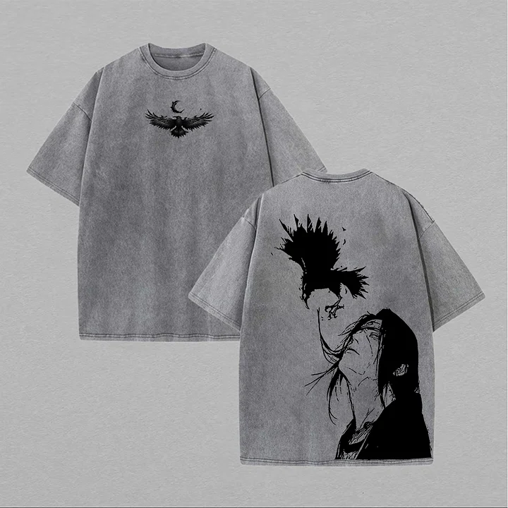 Itachi Uchiha Printed Unisex Washed T-Shirt