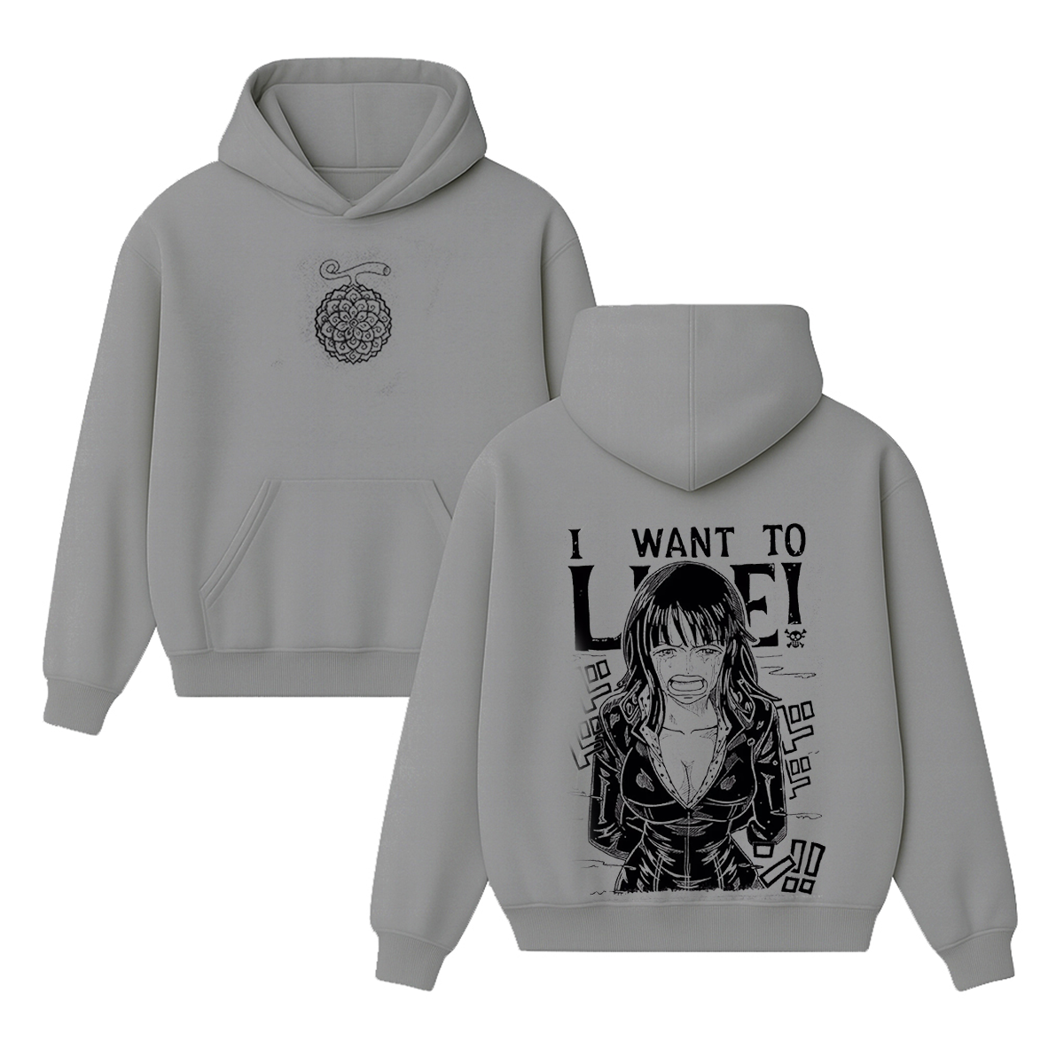 One Piece Nico Robin Manga Strip Anime Pirate Mens T-shirt/Crewneck/Hoodie