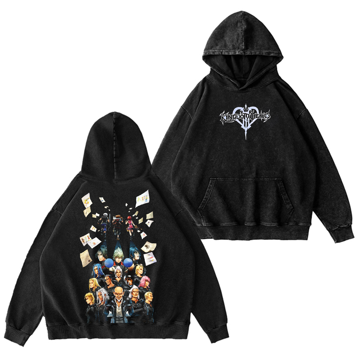 Kingdom Hearts Vintage Washed T-shirt/Crewneck/Hoodie
