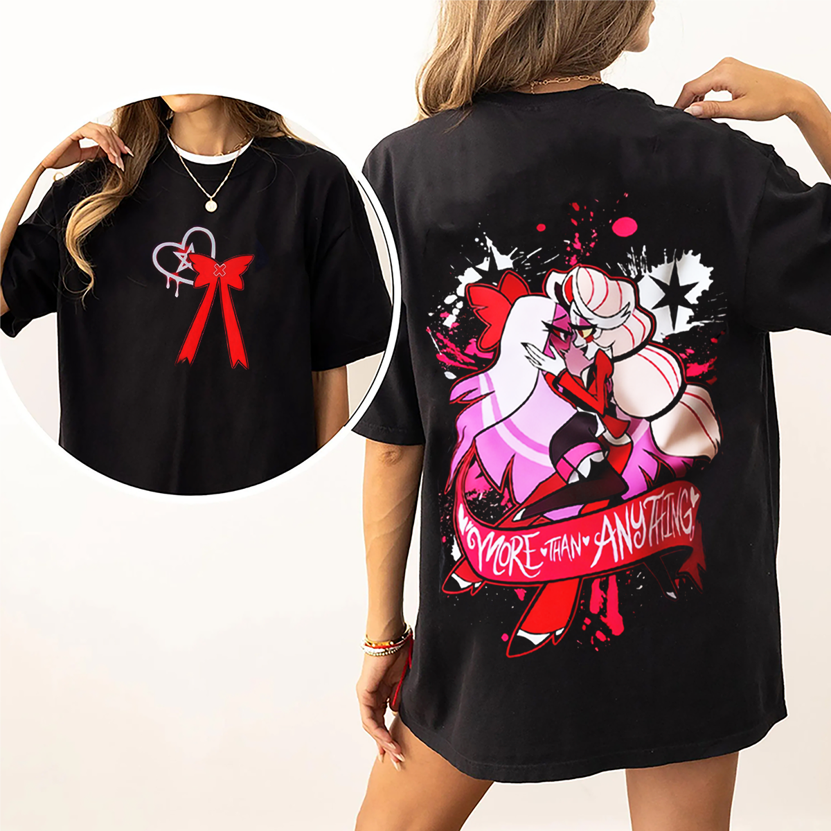 Shark Robot Charlie Alastors Show Women Oversized Unisex T-shirt/Crewneck/Hoodie