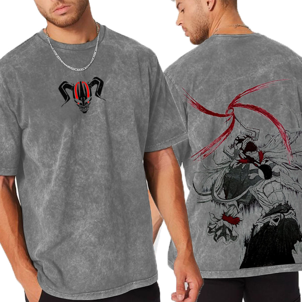 Bleach Ichigo Kurosaki Anime Washed T-shirt/Crewneck/Hoodie