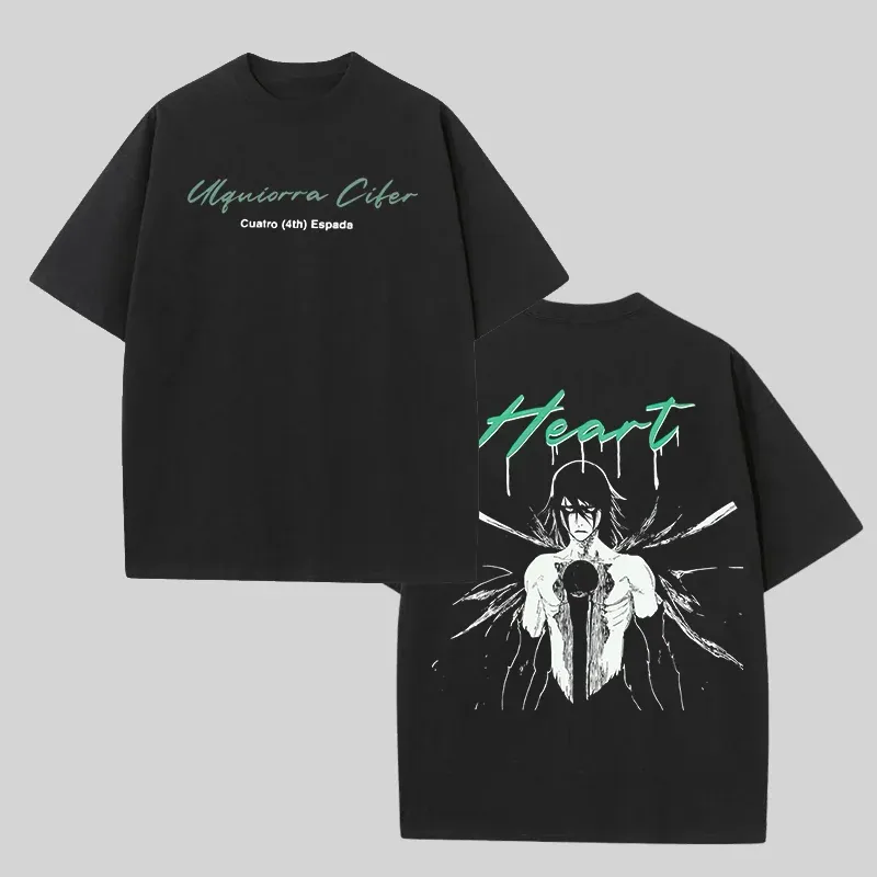 Ulquiorra Cifer Bleach Printed Unisex Oversized T-shirts