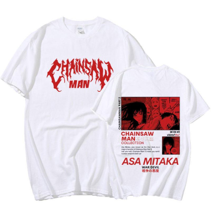 Anime Chainsaw Man Asa Mitaka T-Shirt