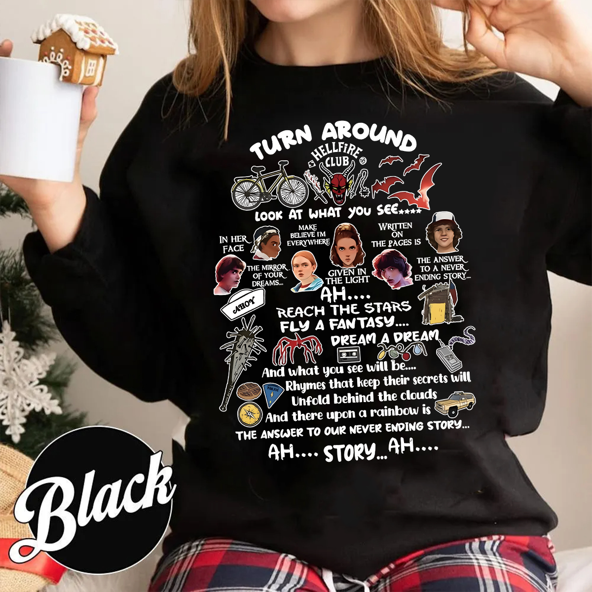 Never Ending Story Stranger Things Unisex Shirts/Crewneck/Hoodie