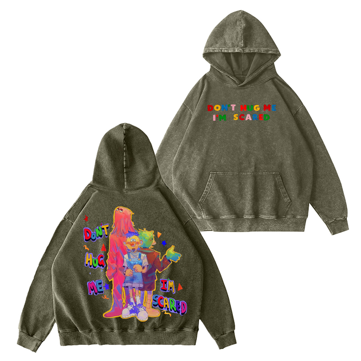 Don't Hug Me I'm Scared,DHMIS Washed T-shirt/Crewneck/Hoodie