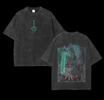 Bloodborne Ludwig The Accursed Printed Unisex Washed T-Shirt