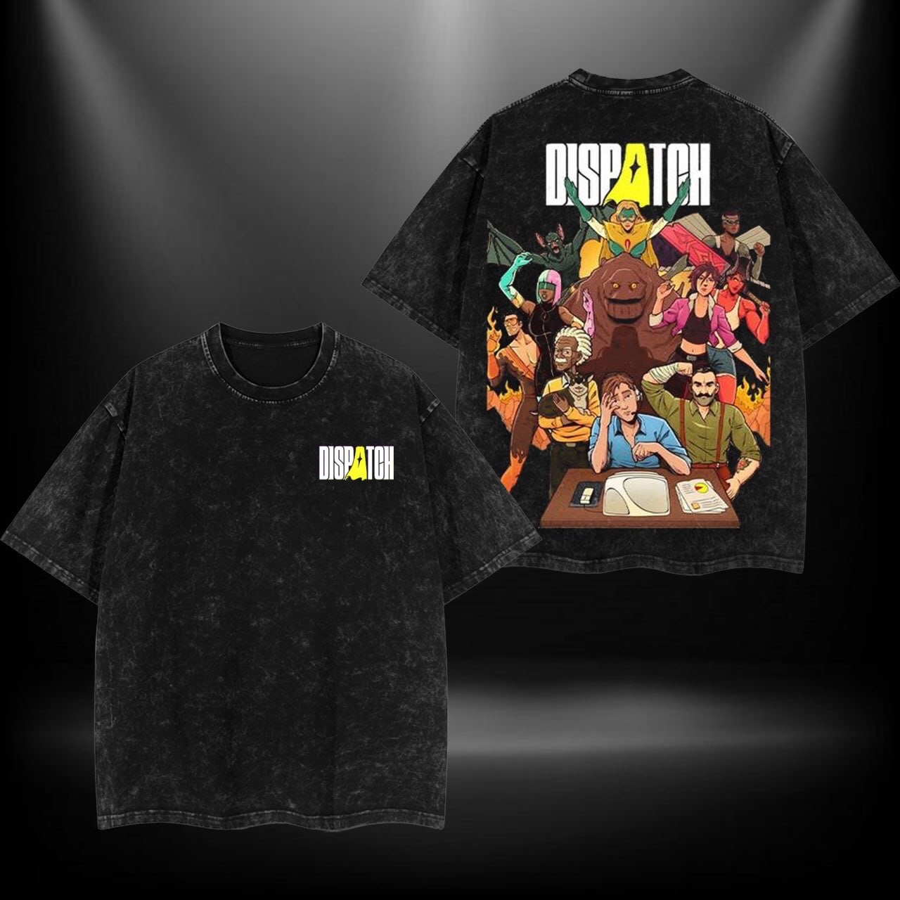 Dispatch is the best superhero GameVintage Washed T-shirt/Crewneck/Hoodie