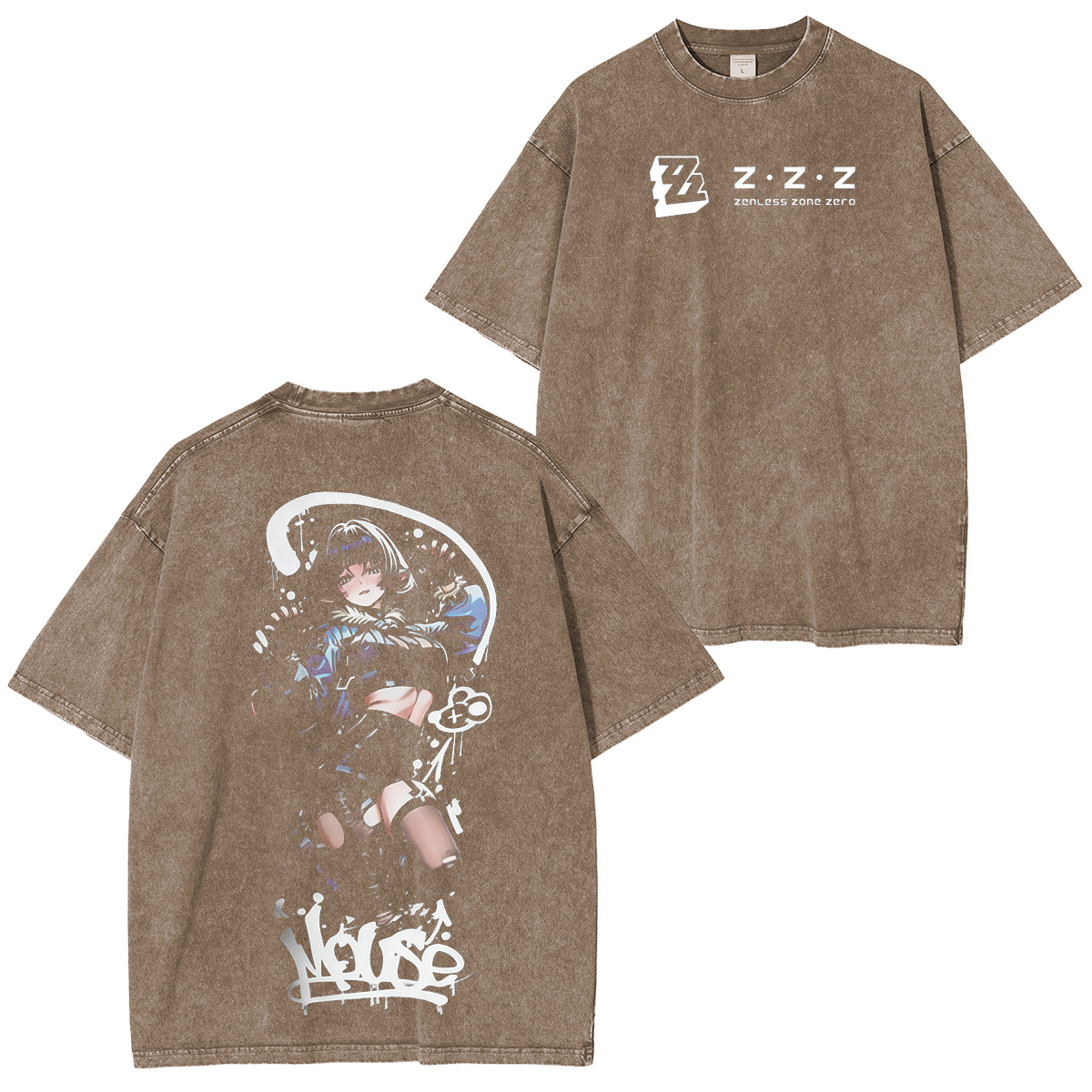 Zenless zone zero zzz Vintage Washed T-shirt/Crewneck/Hoodie
