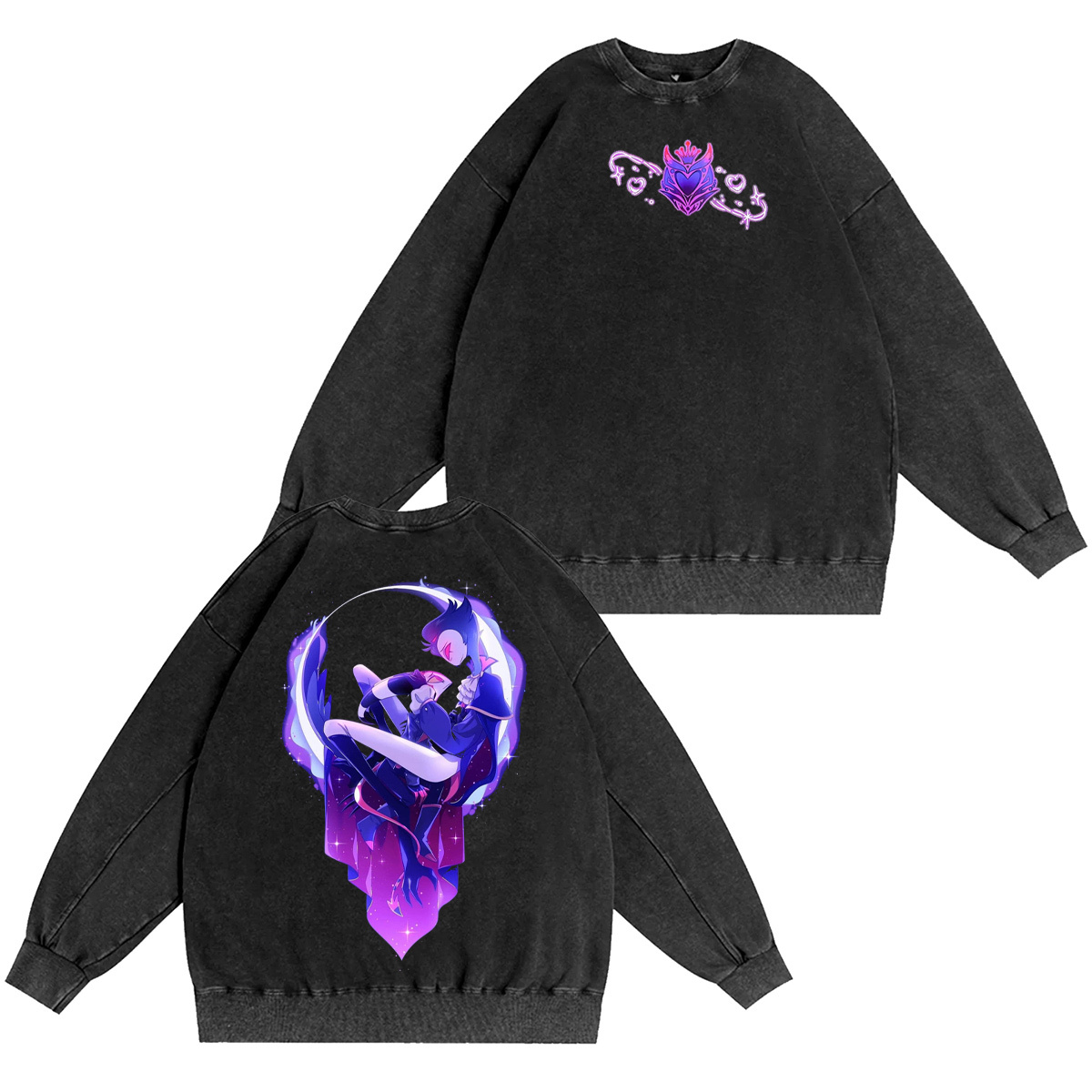 Stolas x Blitzo Hazbin Hotel Oversized T-shirt/Crewneck/Hoodie