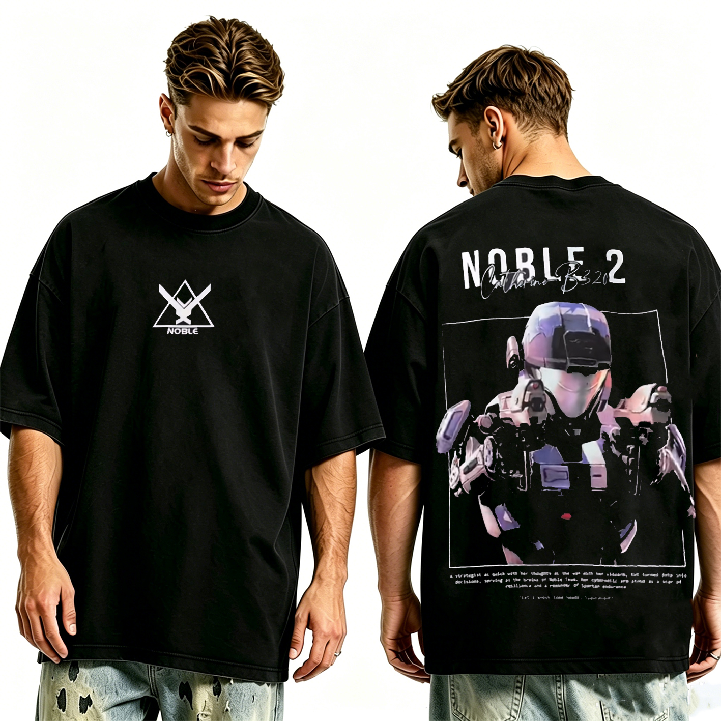 Halo Reach: Noble Team's Oversized T-shirt/Crewneck/Hoodie