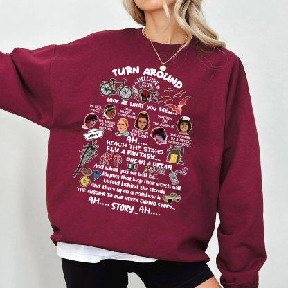 Never Ending Story Stranger Things Unisex Shirts/Crewneck/Hoodie