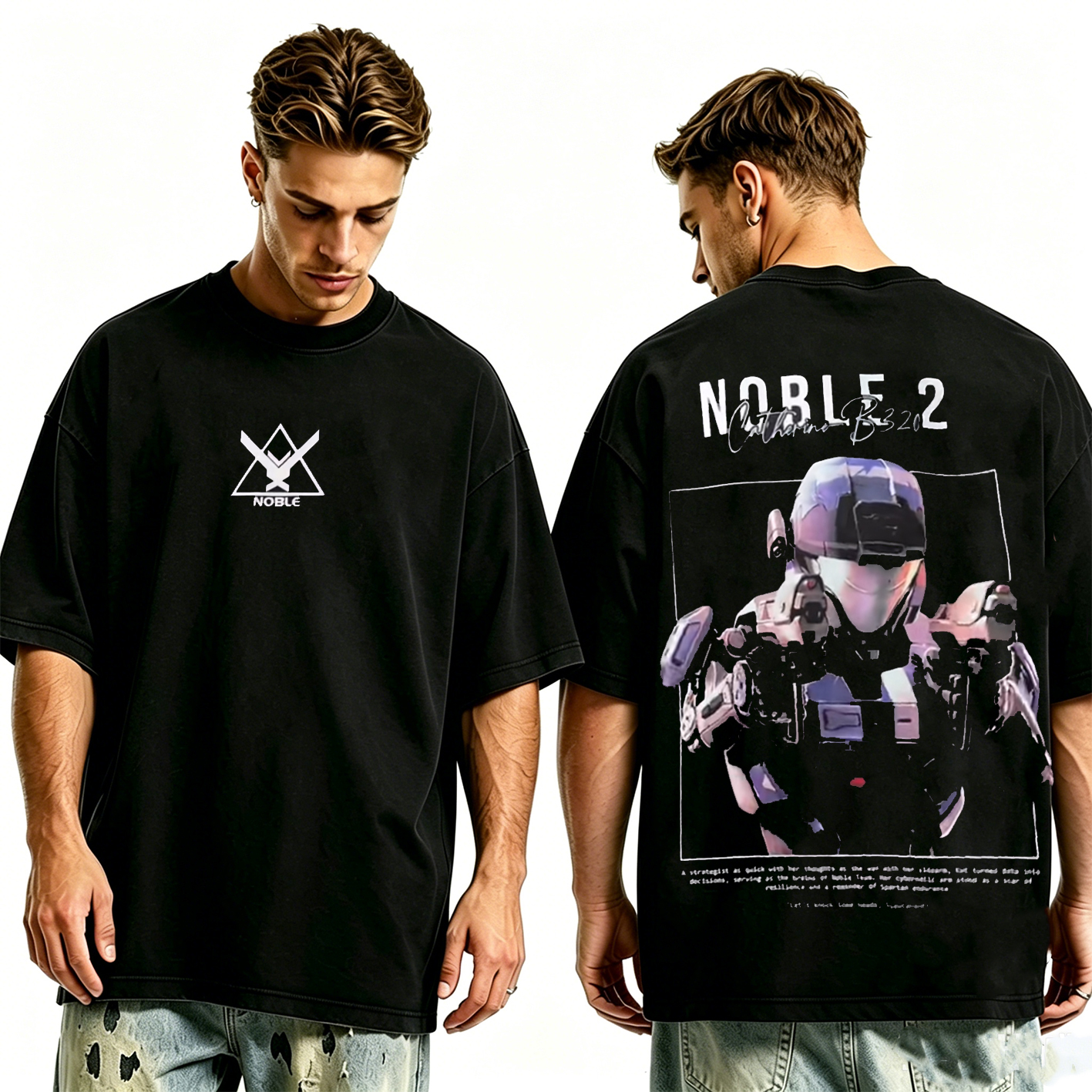 Halo Reach: Noble Team's Oversized T-shirt/Crewneck/Hoodie