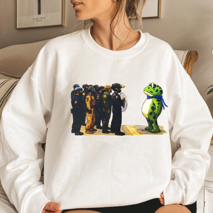 Portland Frog Protest Anti ICE FDT Unisex Shirt/Crewneck/Hoodie
