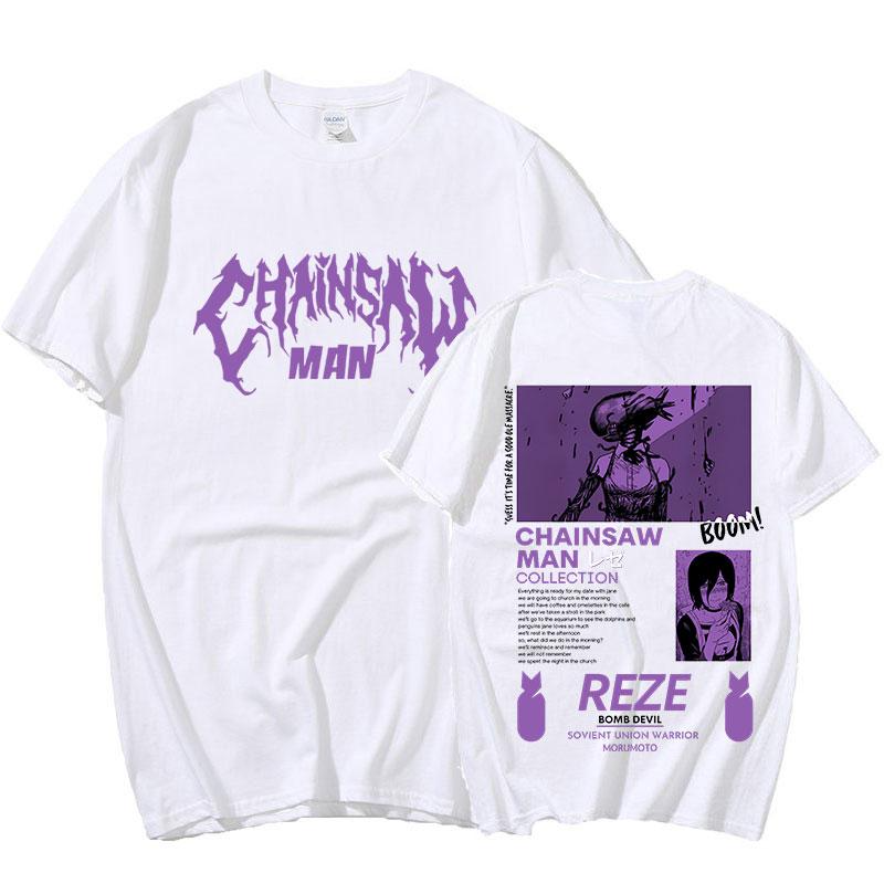 Anime Chainsaw Man Reze T-shirt