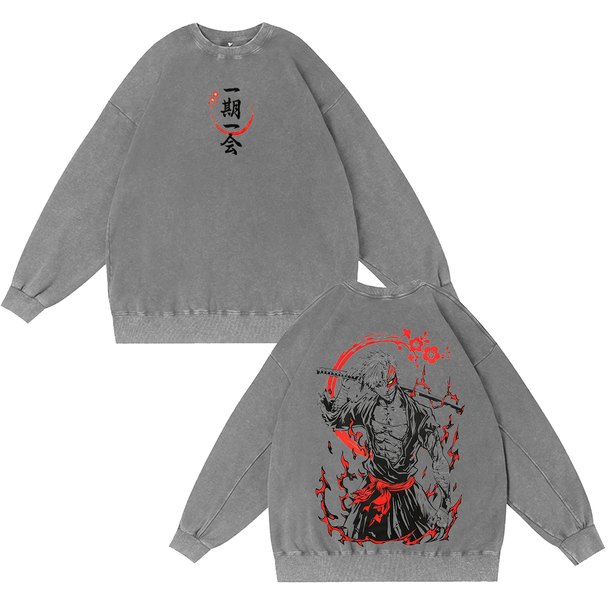 BLEACH Ichigo Kurosaki Bankai  Washed T-shirt/Crewneck/Hoodie