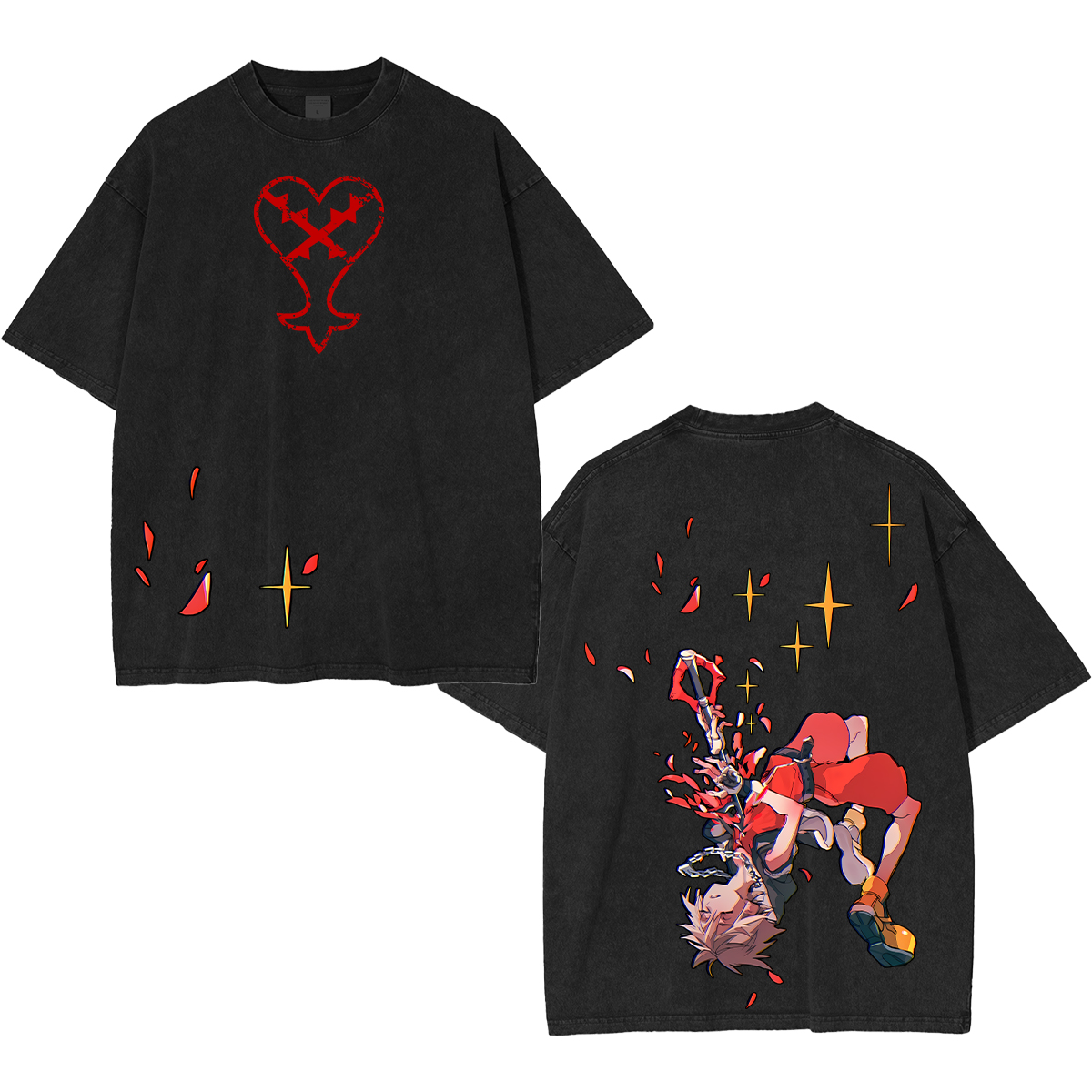 Kingdom Hearts Childhood Memories Unisex Washed T-Shirt