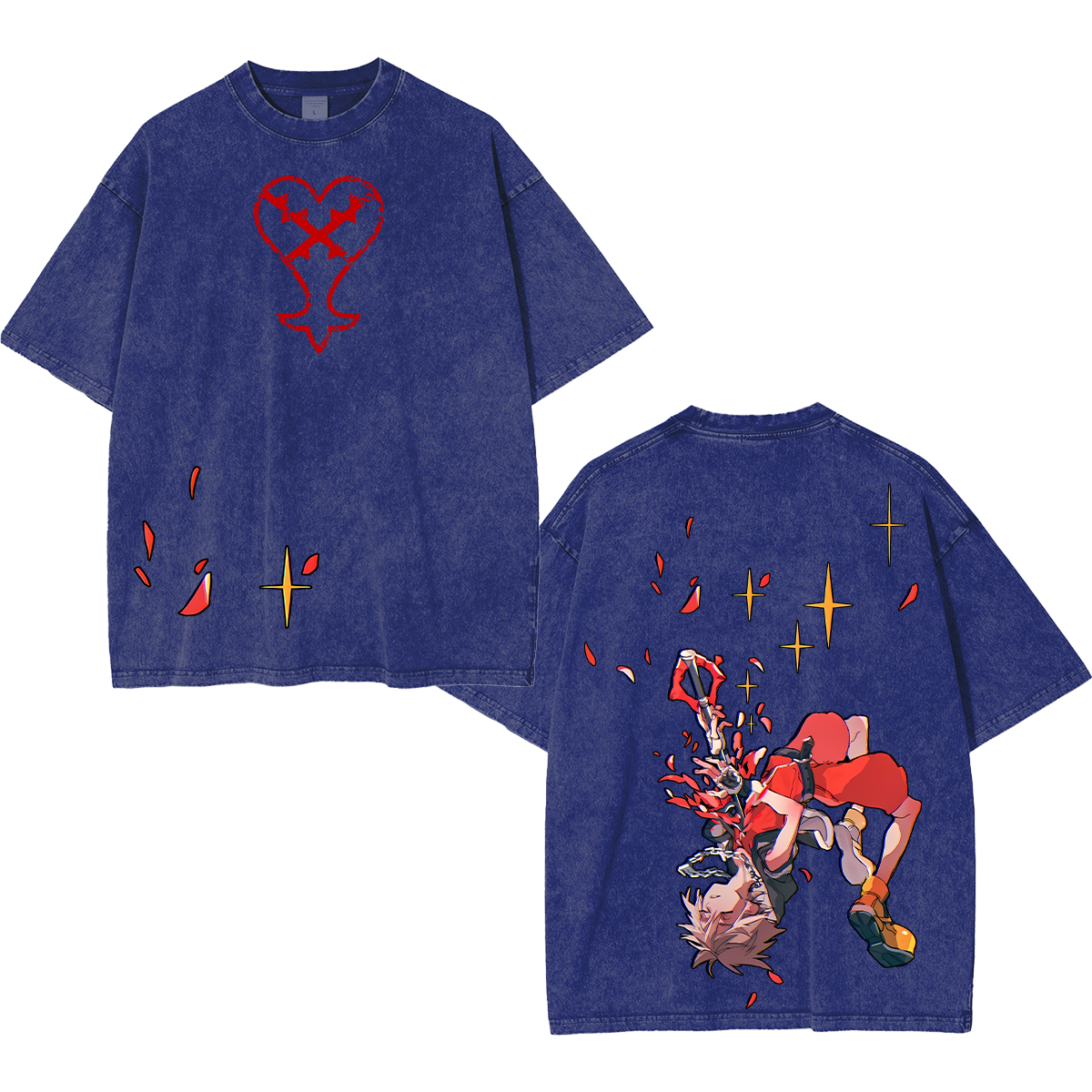 Kingdom Hearts Childhood Memories Unisex Washed T-Shirt