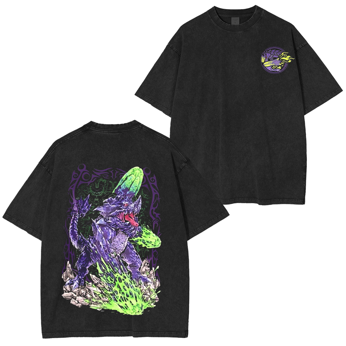 Monster Hunter Unisex Washed T-Shirt