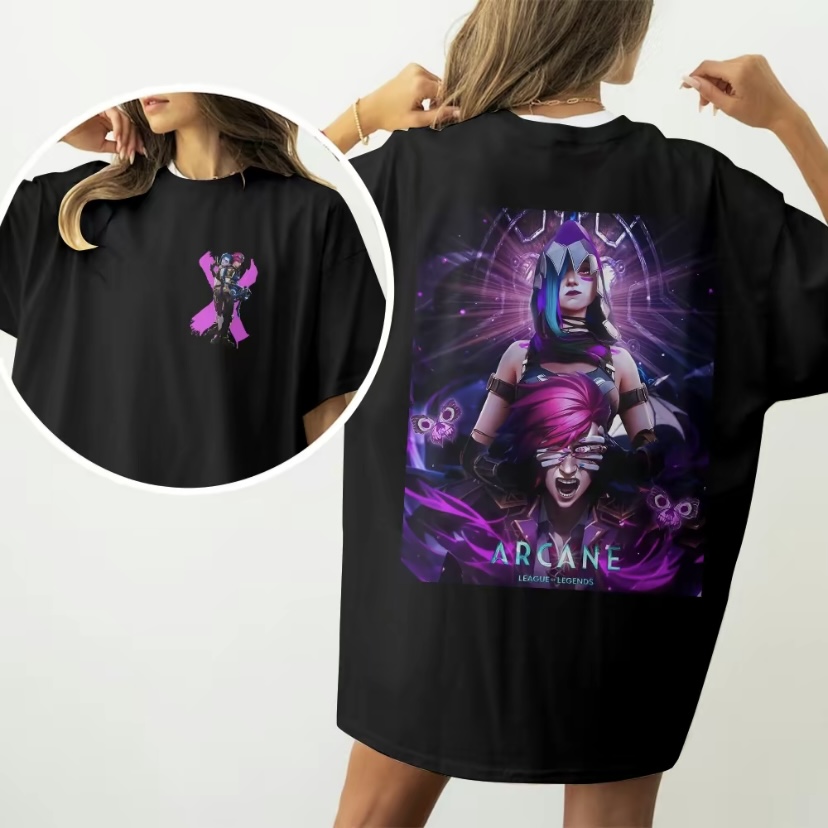 JinX and Vi Arcane T-Shirt