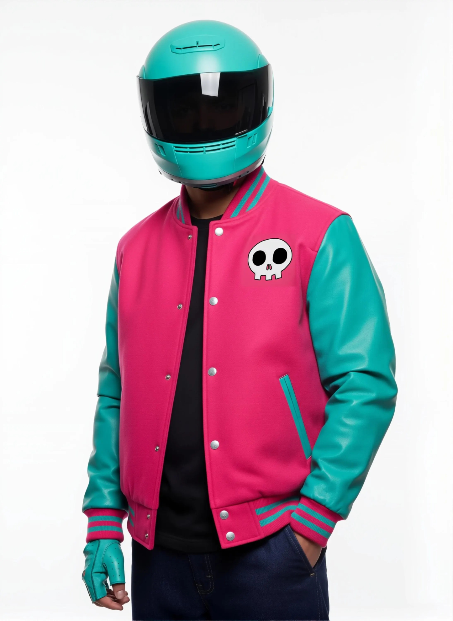 Hotline Miami Biker Inspired Varsity Jacket
