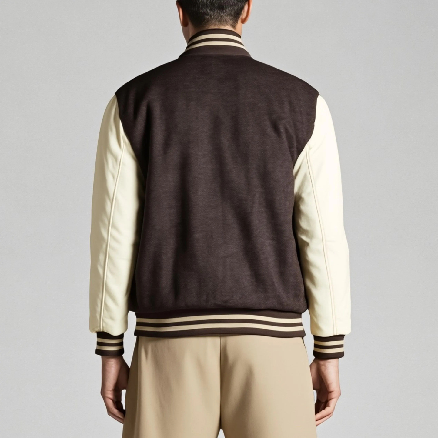 Hotline Miami Flight Brown Varsity Bomber Jacket