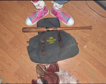 Hotline Miami Hand Painted Hi Top Shoes for Men and Women