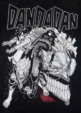 Dandadan Retro Vintage Unisex Oversize Anime Manga Acid Washed T-Shirt