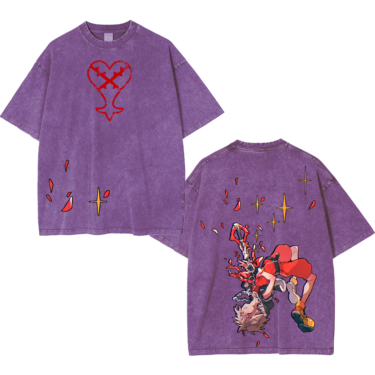 Kingdom Hearts Childhood Memories Unisex Washed T-Shirt