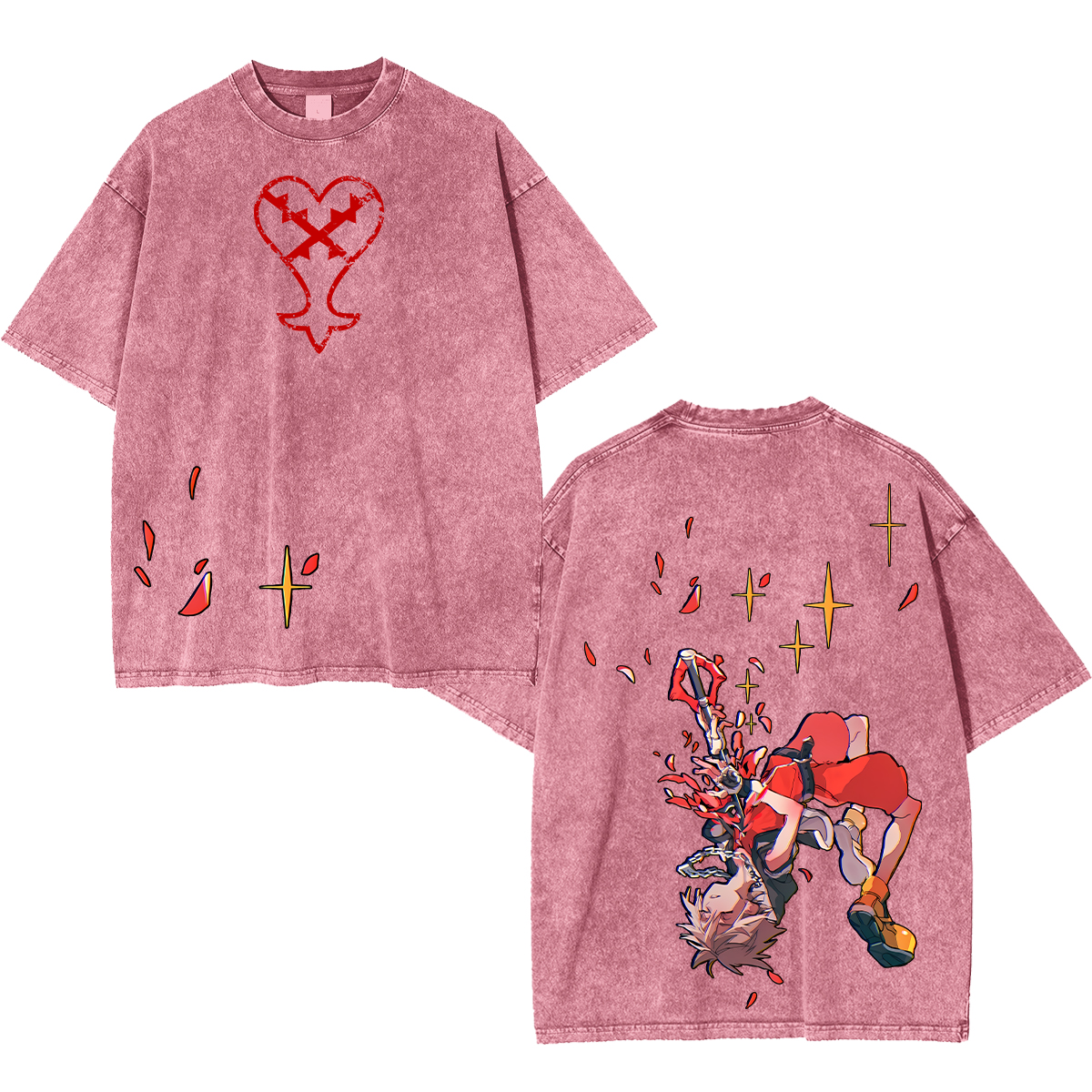 Kingdom Hearts Childhood Memories Unisex Washed T-Shirt