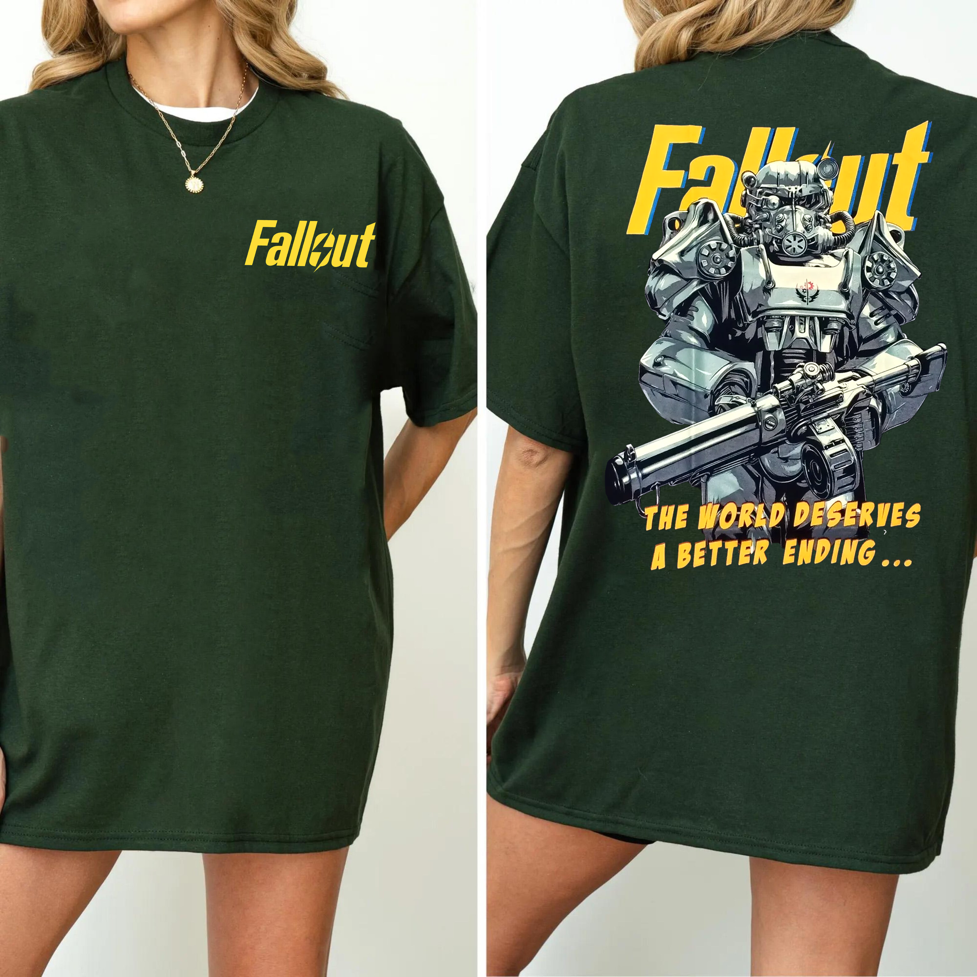 FALLOUT THE WORLD DESERVES A BETTER ENDING LIMITED COLLECTABLE T-Shirt/Sweatshirt/Hoodie