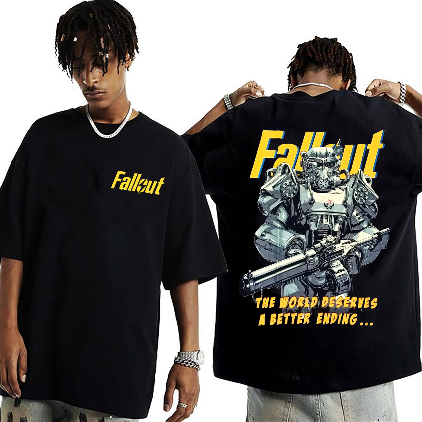FALLOUT THE WORLD DESERVES A BETTER ENDING LIMITED COLLECTABLE T-Shirt