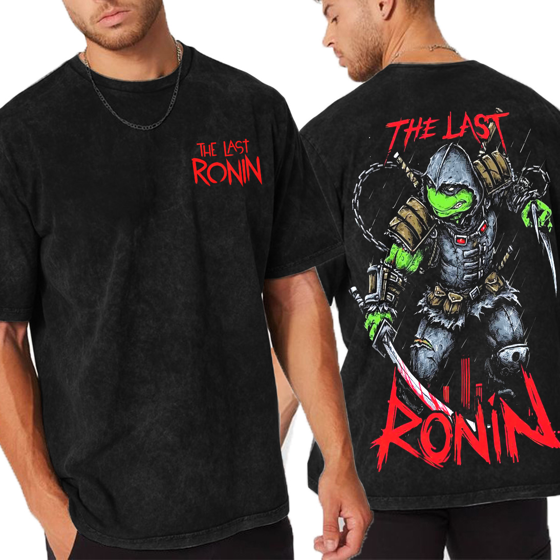 The Last Ronin Ninja Turtles Unisex Washed T-Shirt