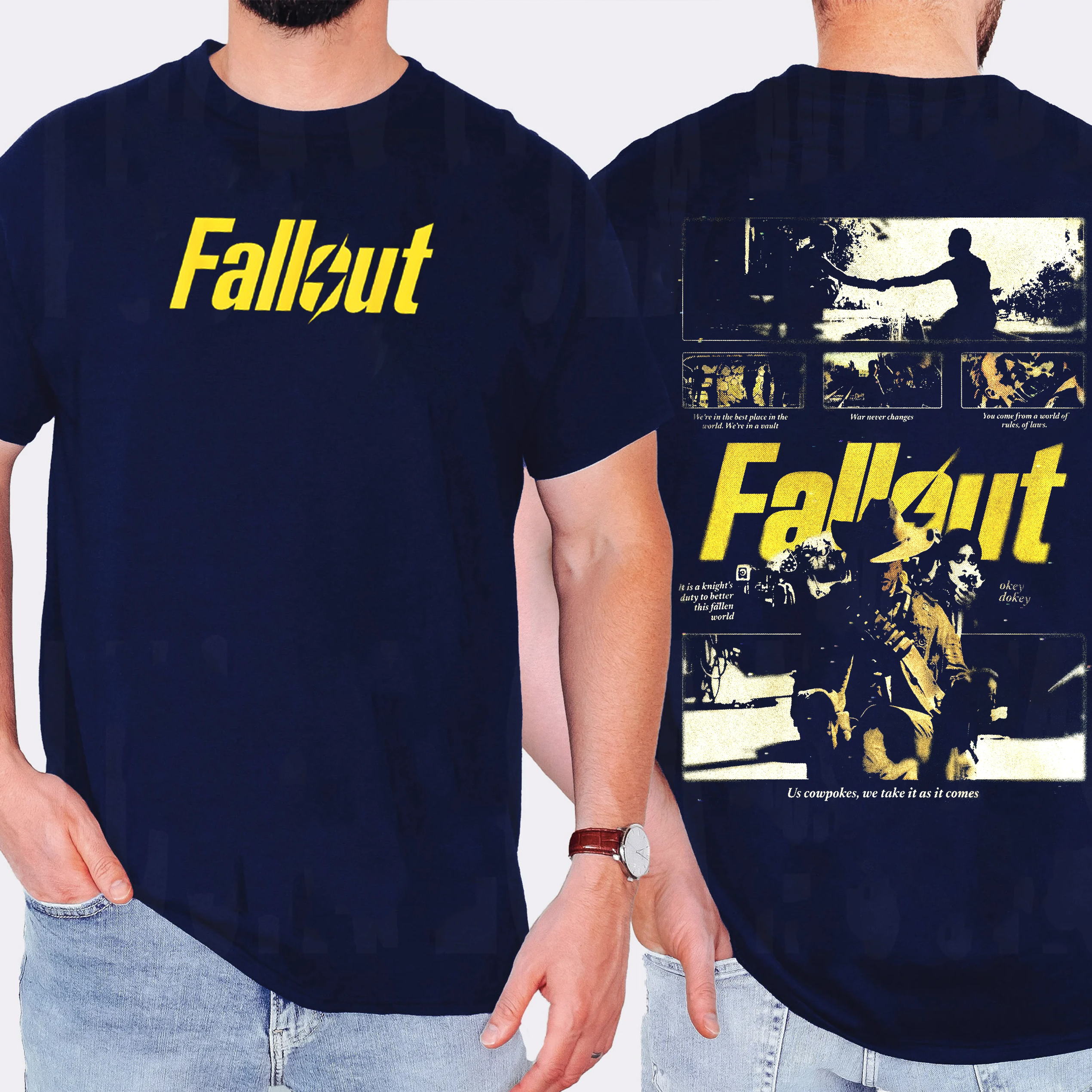 Fallout Retro Unisex Washed T-Shirt