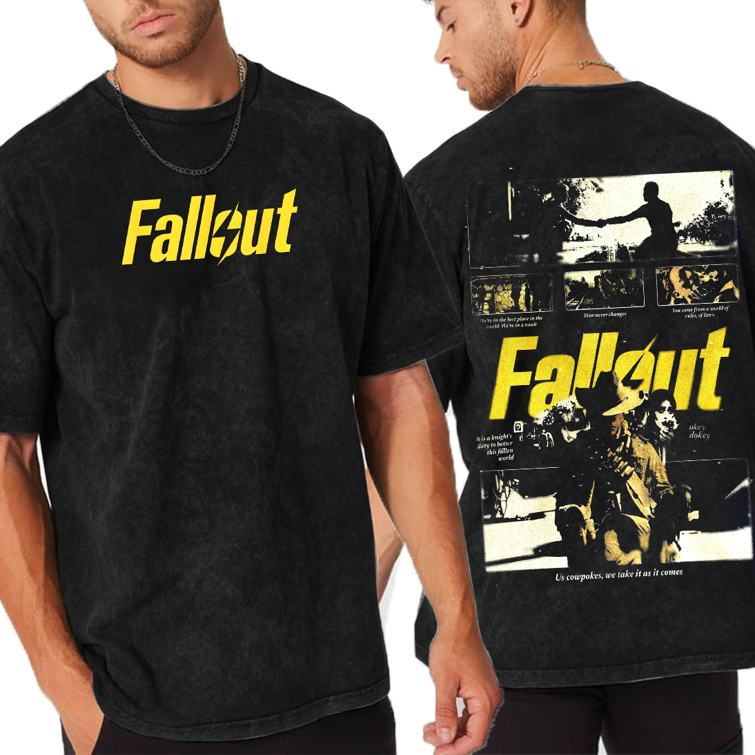 Fallout Retro Unisex Washed T-Shirt