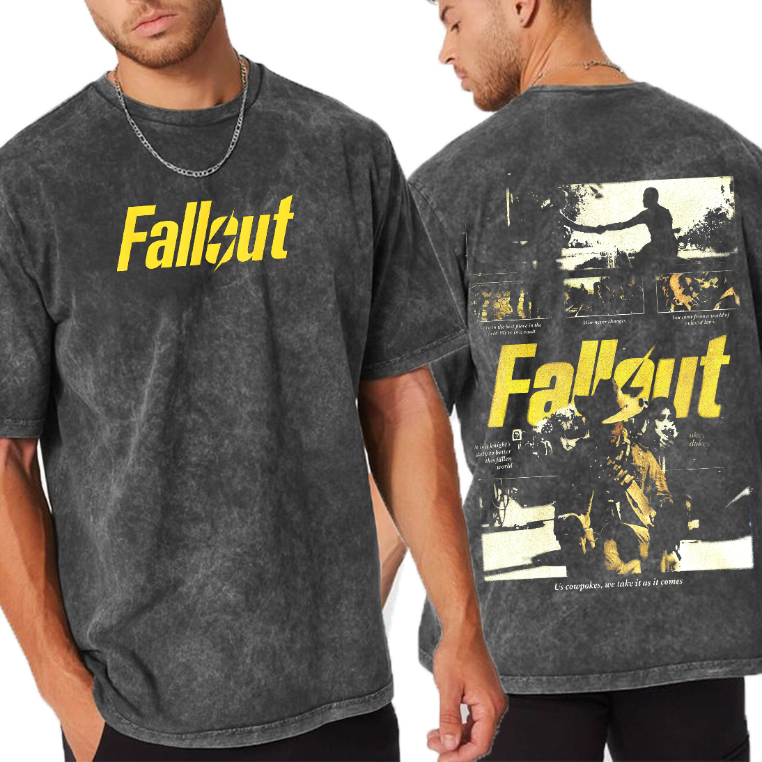 Fallout Retro Unisex Washed T-Shirt