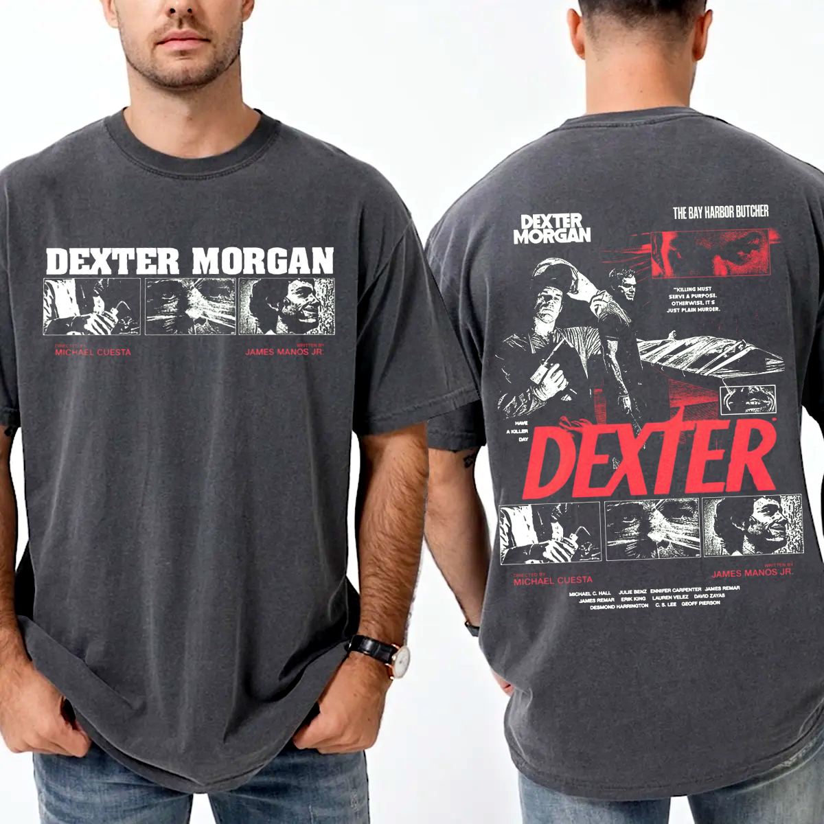 Dexter Morgan Unisex Washed T-Shirt
