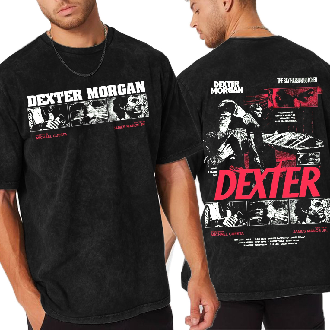 Dexter Morgan Unisex Washed T-Shirt