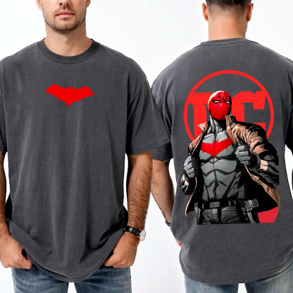 Red Hood Graphic Unisex Washed T-Shirt