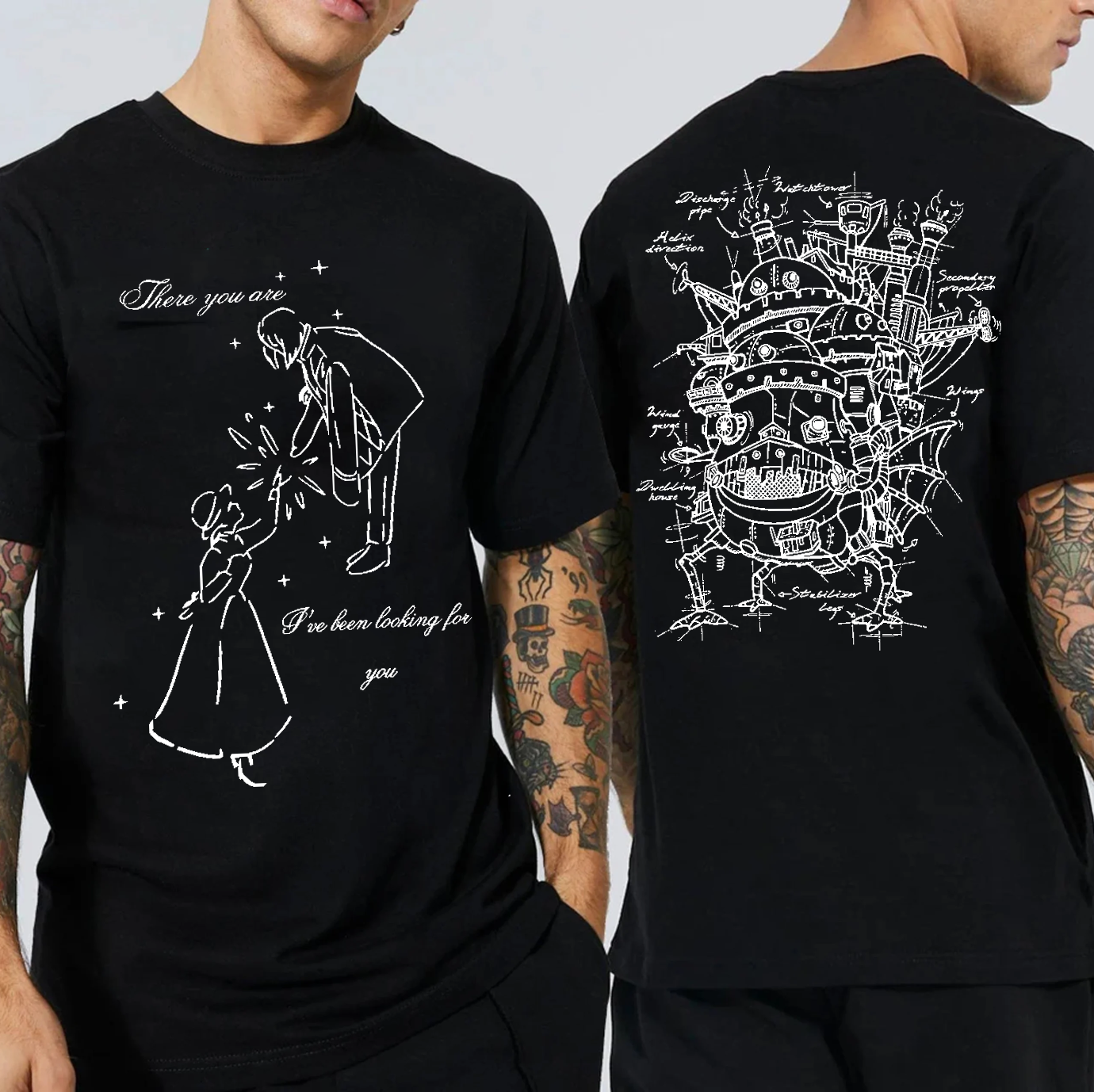 Howl's moving castle anime T-shirt/Crewneck/Hoodie