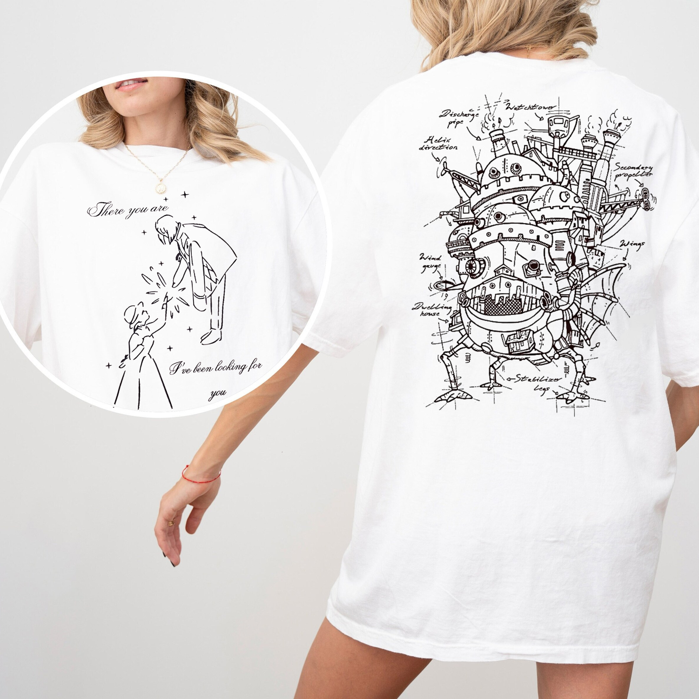 Howl's moving castle anime T-shirt/Crewneck/Hoodie