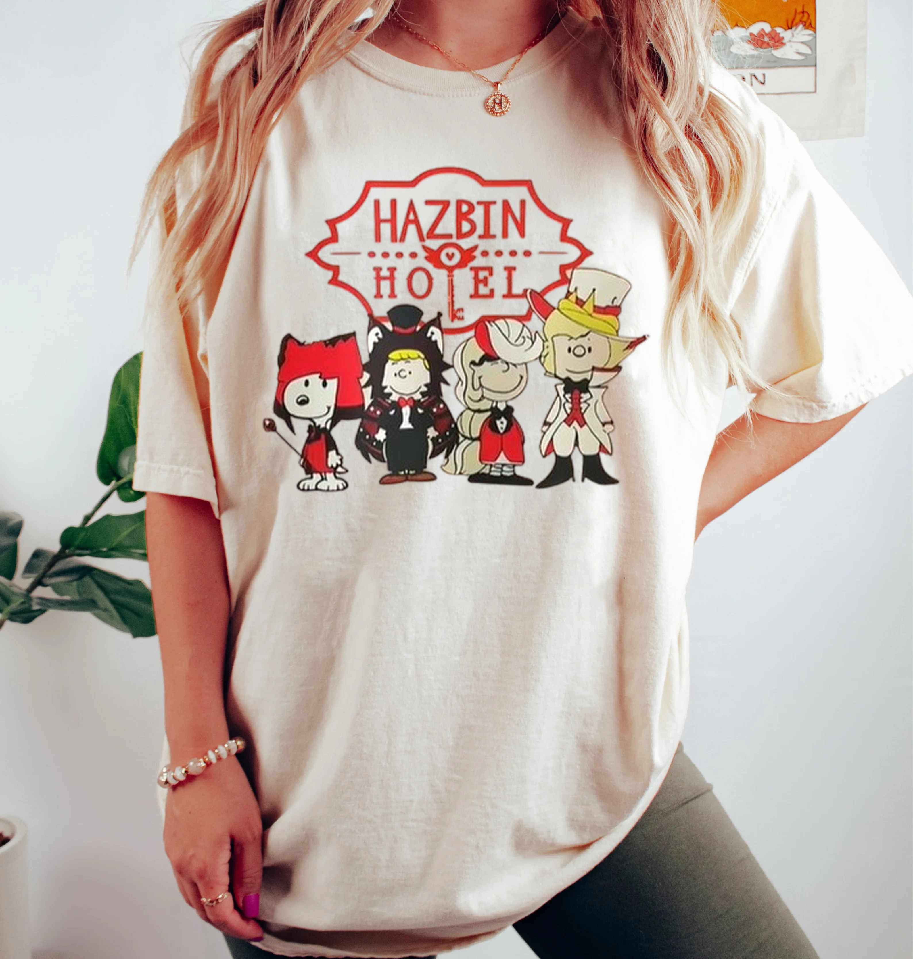 You Love Snoopy and Hazbin Hotel T-shirt/Crewneck/Hoodie