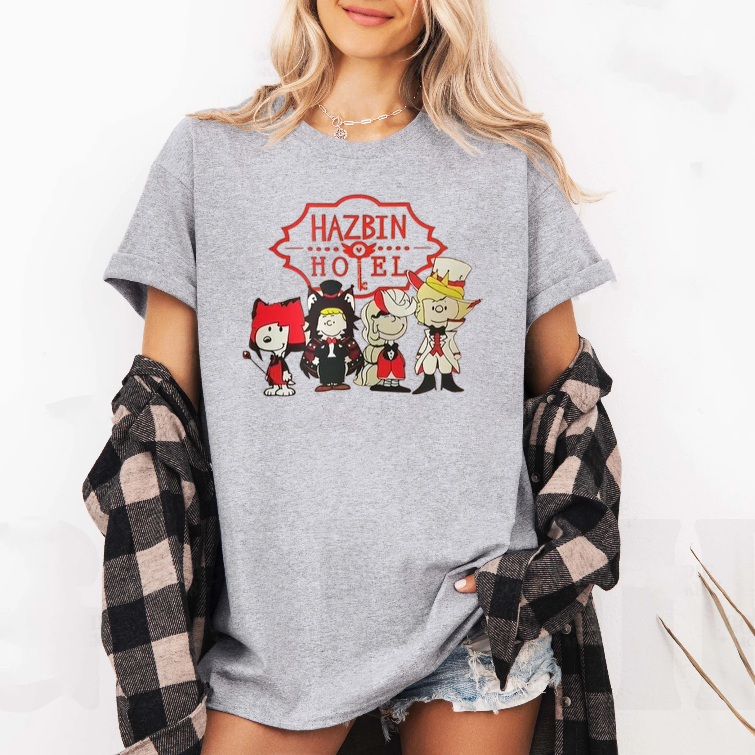 You Love Snoopy and Hazbin Hotel T-shirt/Crewneck/Hoodie