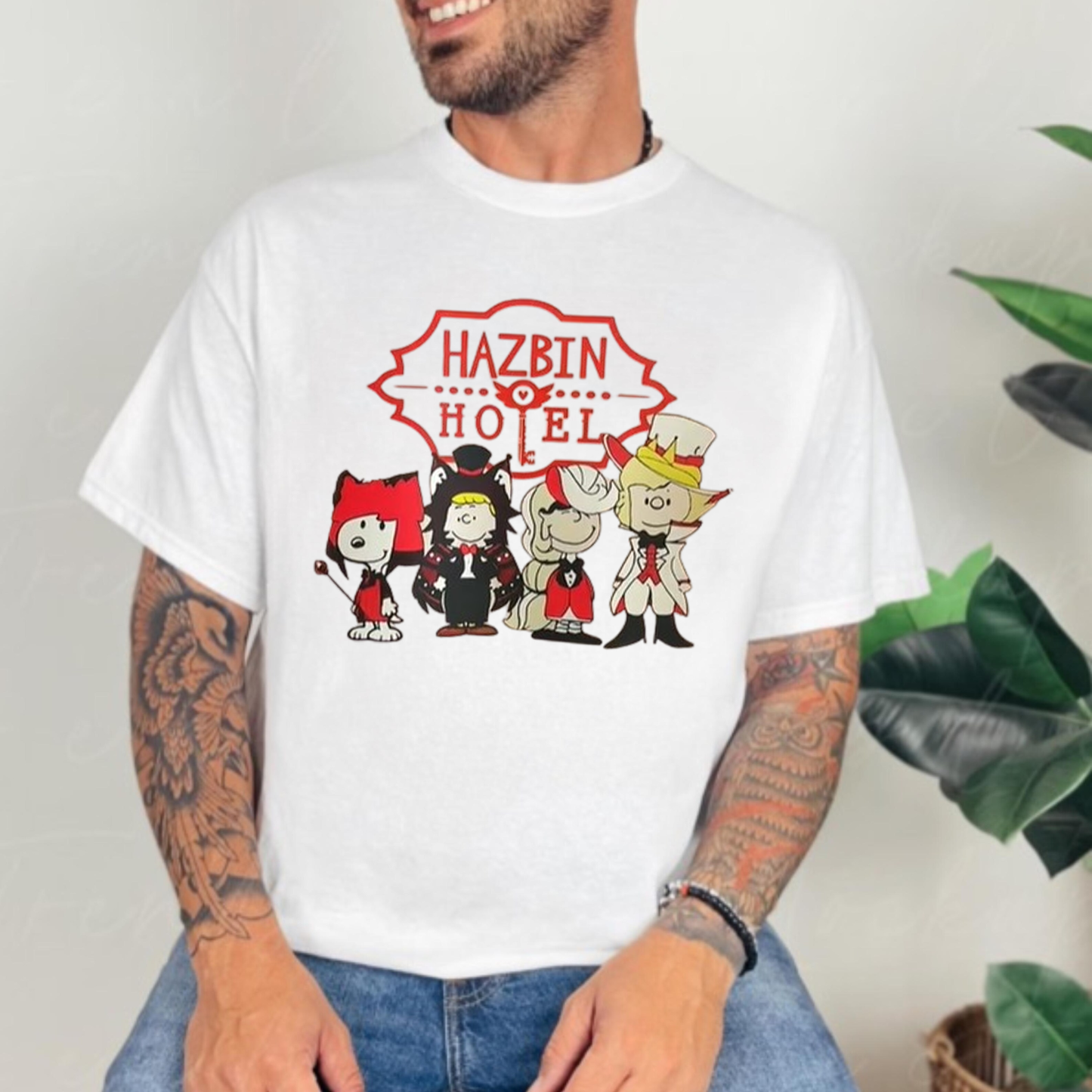 You Love Snoopy and Hazbin Hotel T-shirt/Crewneck/Hoodie