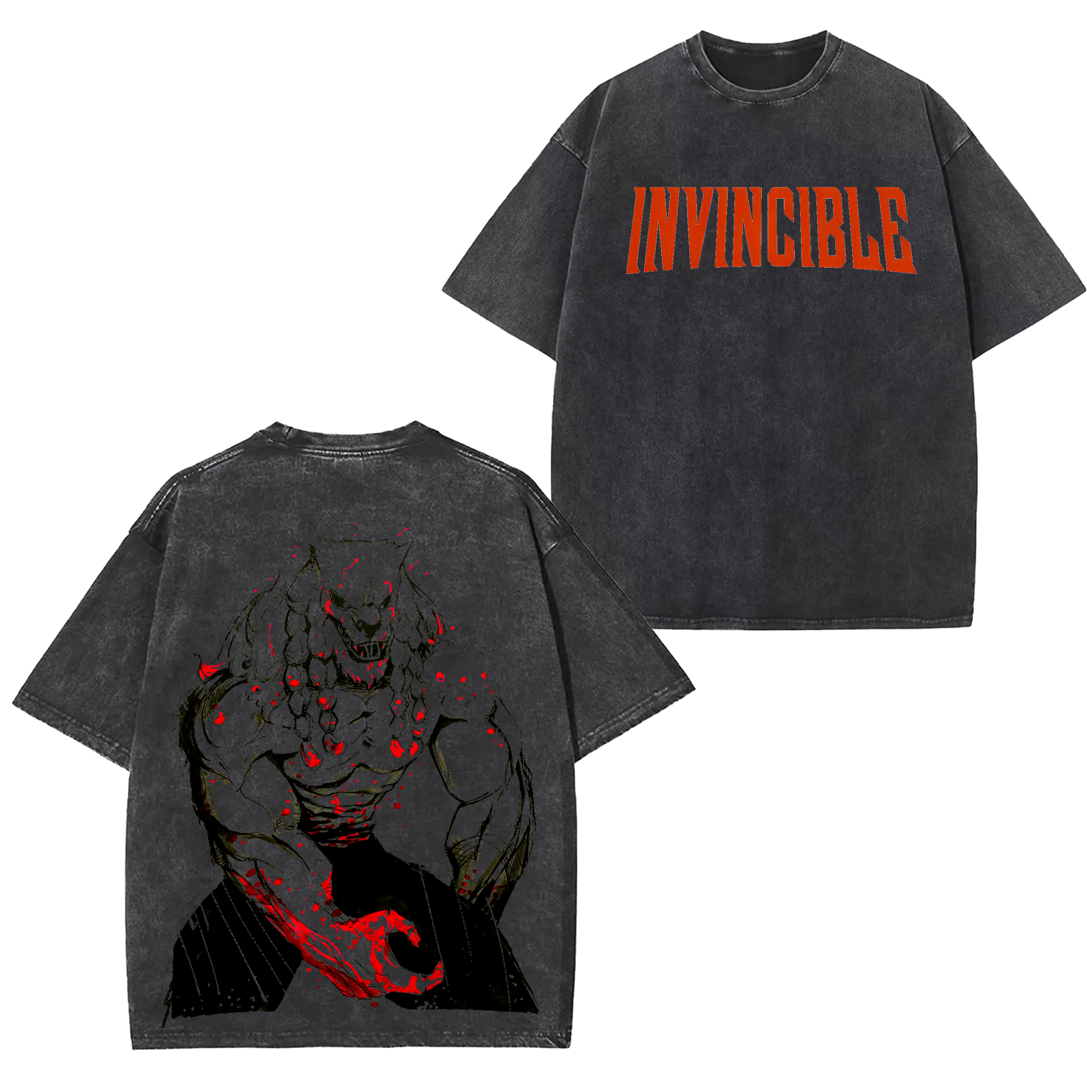 Battle Beast Invincible Anime Double Printed Vintage Unisex T-shirt/Crewneck/Hoodie
