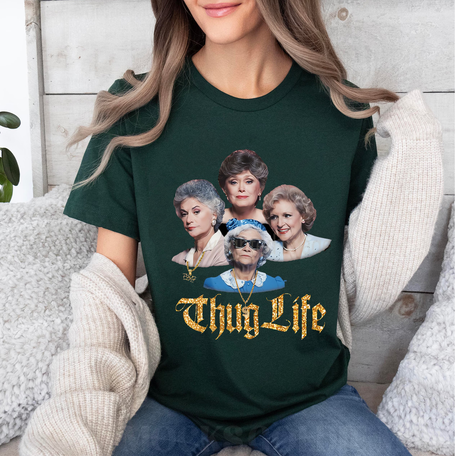 Golden Girl Thug Life Gift For Mother??s Day Shirt